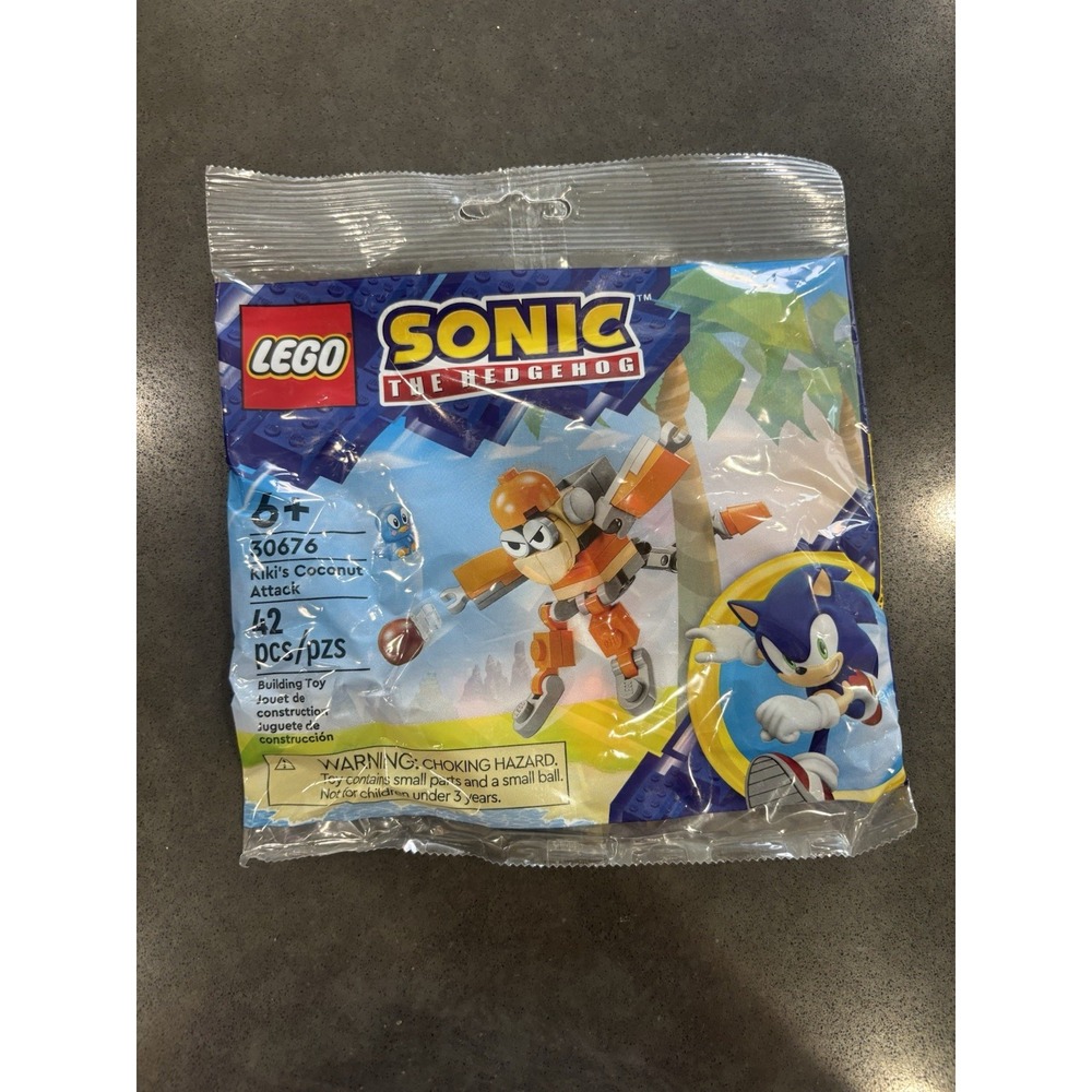 NEW LEGO SONIC the Hedgehog : Kiki's Coconut Attack (30676) monkey NIP seal